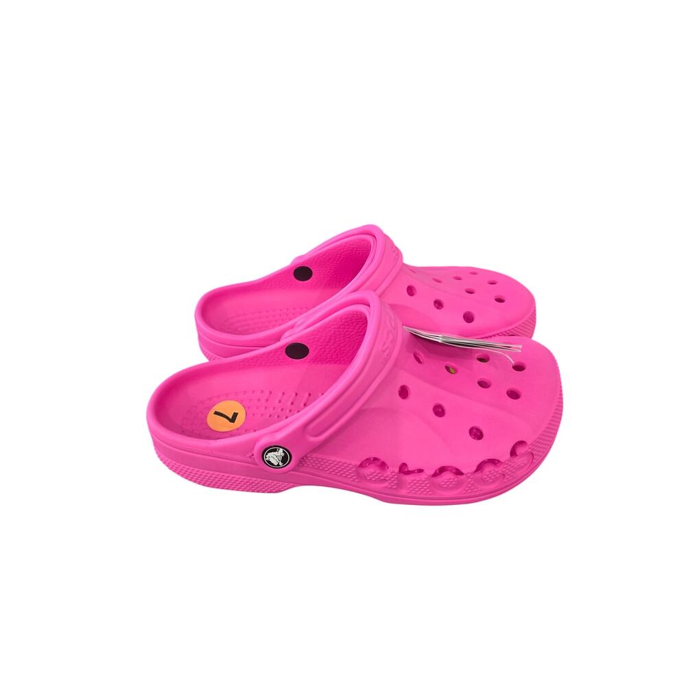 HOT PINK CROCS Classic Clogs Bubblegum Barbiecore Comfort Slip-On NEW womens‎ 9